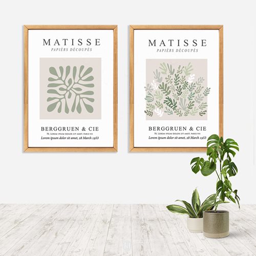 סט תמונות מינימליסטיות - מאטיס